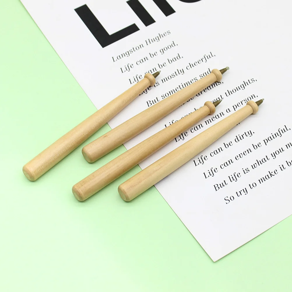 

2 шт., деревянные шариковые ручки, уникальные портативные ручки для письма, удобная ручка, креативный дизайн, подарок для повседневного использования, подарок учителю