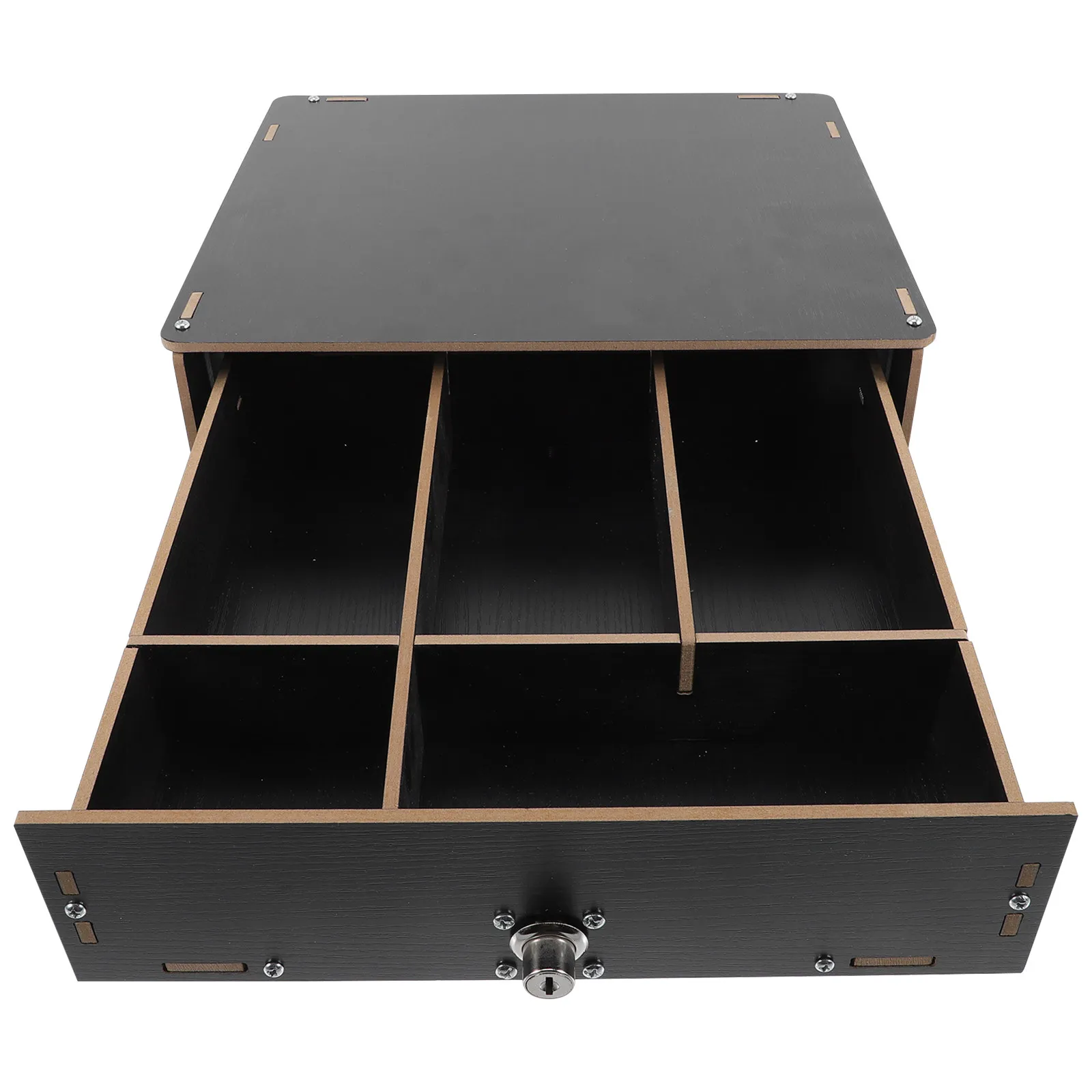 

Cash Drawer Tray Wooden Multi-Compartment Storage Organizer Perfect Replacement Cash Register Insert Tray Money Coin Organizer