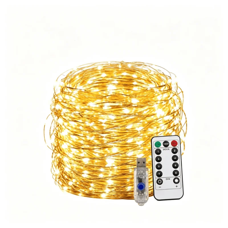 5M/10M/20M/30M USB Led String Light 8Mode Remote Control Lights Fairy Garlands Wedding Christmas Holiday Decor Lamps New Year