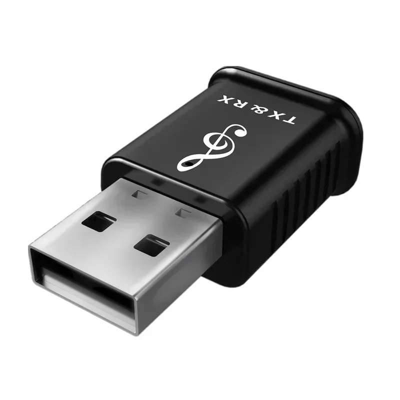 TV, 컴퓨터, 자동차, 무선 Bluetooth 5.0 오디오 어댑터용 USB Bluetooth 송신기 수신기 콤보