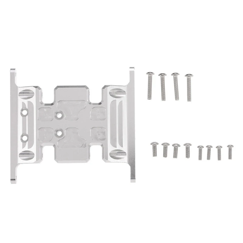 

Aluminum Alloy Gear Box Mount Holder Center Skid Plate for RC Crawler Car 90022 90028 AX80026 SCX10 AX90027 90034 90035