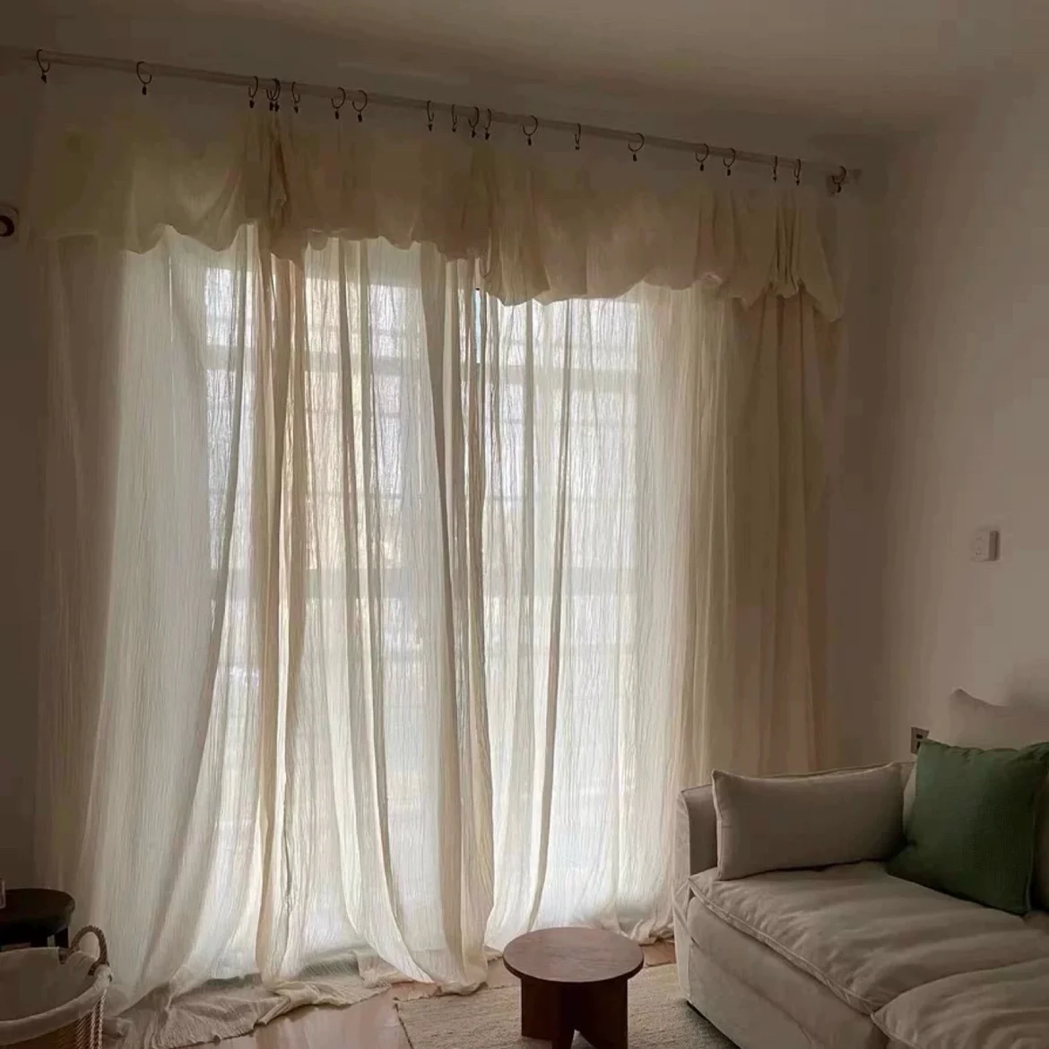 

Extra Wide 100% Cotton Curtains Natural Organic Raw Fabric for Eco-Friendly Bedding, Curtains, Dyeing, Photography Backdrop