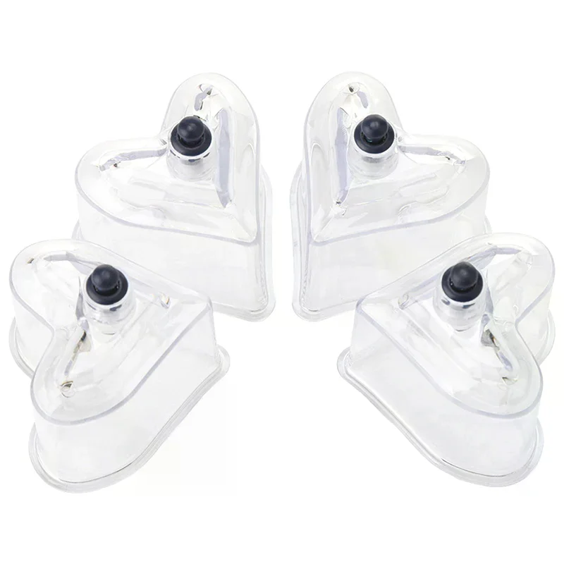 Star/Heart Shape Vacuum Cupping Massage Jar Cans Chinese Medicine Physiotherapy Anti-Suction Cups Body Massager Healthy Care 1PC