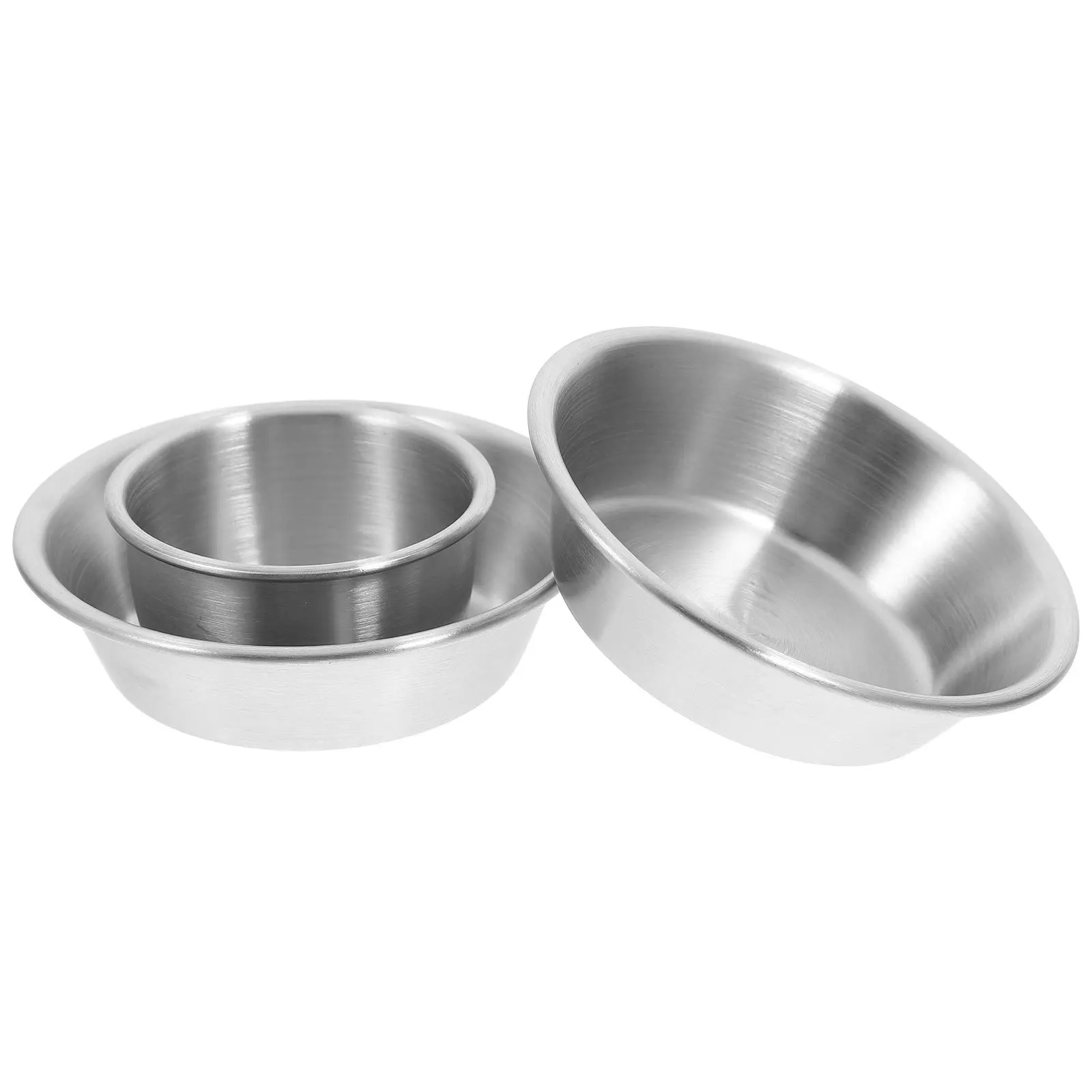 

Set of 3 Stainless Steel Small Sauce Cups Pinch Bowls Metal Condiment Cups for Dipping Seasoning Serving Small Mixing Bowls