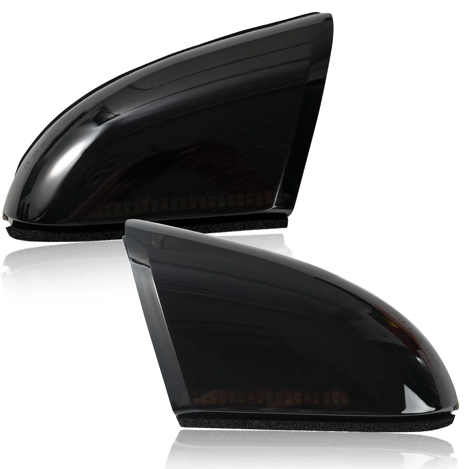 

LED Side Mirror Turn Signal Light Sequential Dynamic Amber Turn Signal White Puddle for Dodge Ram 1500 2009-2010