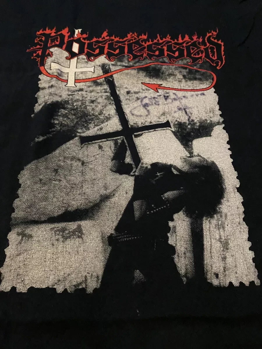 Rare Vtg Possessed Seven Band Black Cotton Size S-5XL Shirt Gift For Fan PP712