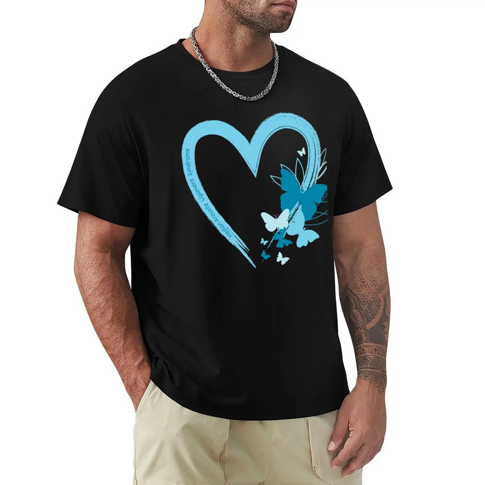 Butterfly Heart (MALS) T-Shirt Stylish Print Short Sleeve Tee