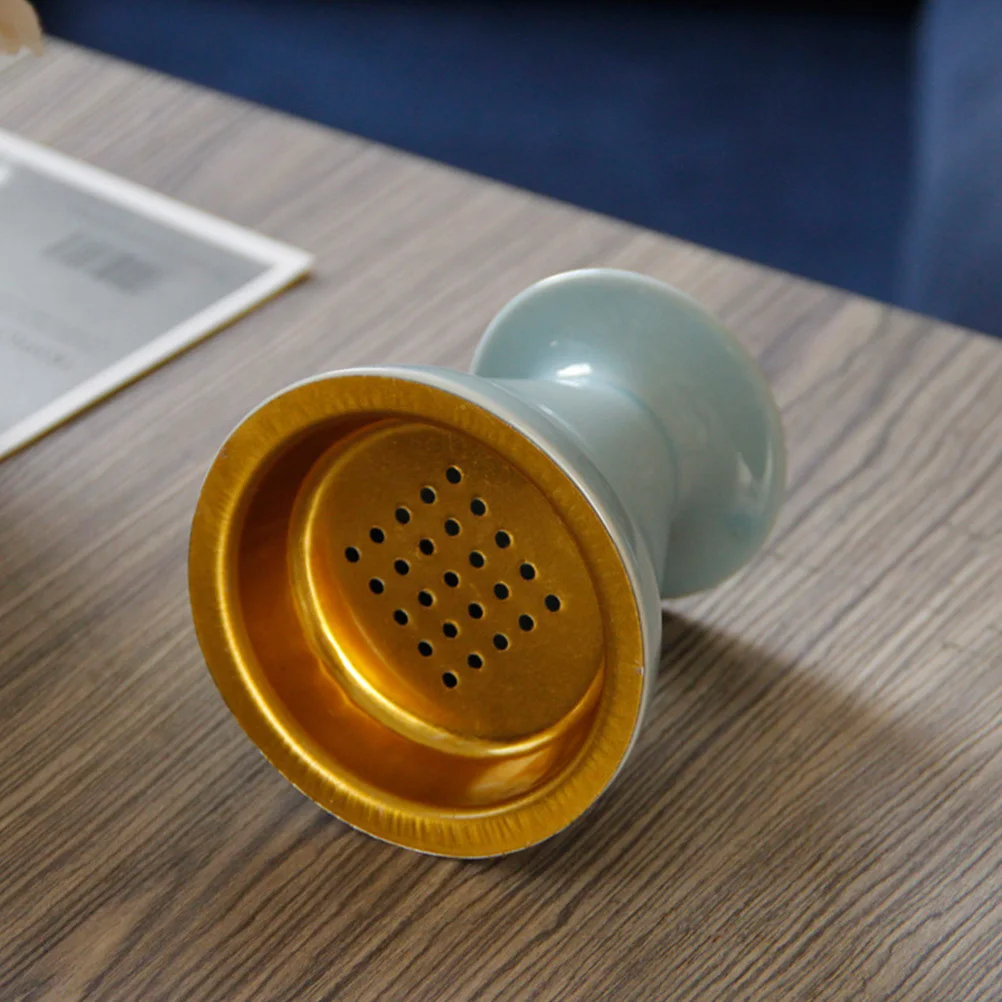 

1Pcs Ceramic Incense Burner Modern Simple Censer Home Decoration Living Room Office Aroma Burner Simple Desktop Censer