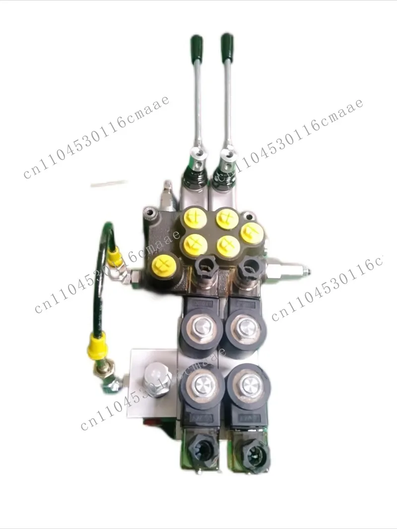 Electronically controlled AC12V 24V hydraulic solenoid valve, multi-way valve, distribution relief valve
