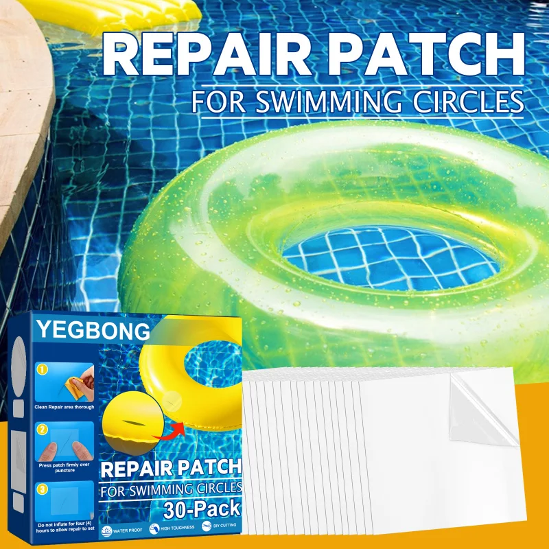 

Swim ring repair kit-self-adhesive patch for inflatable items, helps prevent air leakage, durable long-lasting 1 set