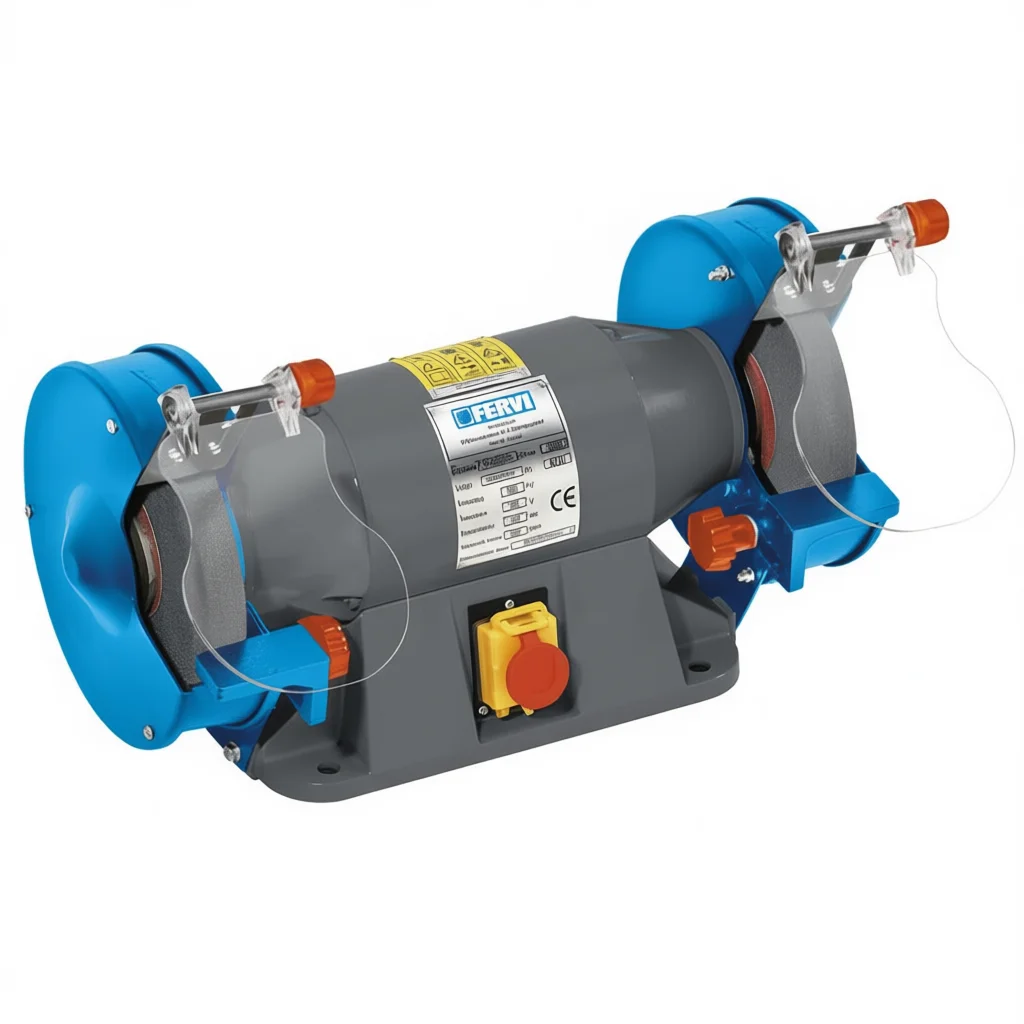

Fervi Professional Electric Bench Grinder 0552/400V Industrial Grade with 3-Year Warranty