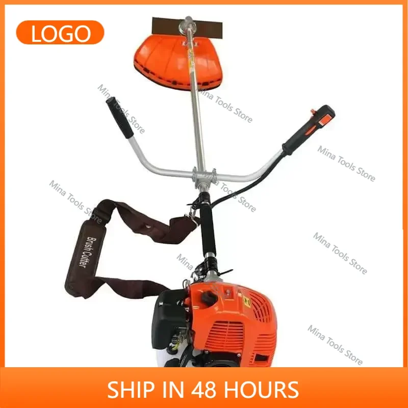 TU43 Brush Cutter Multifunctional Petrol Grass Trimmer 2 Stroke Engine DIY Industrial Lawn Mower Weeder Metal Blade
