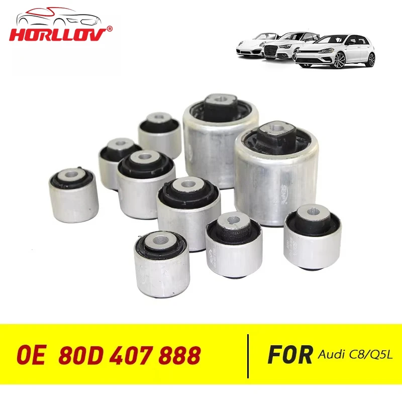 Bushing Lengan Kontrol untuk Audi C8/Q5L Berkualitas Tinggi BARU Bushing Suspensi/10 Buah/set 80D407888