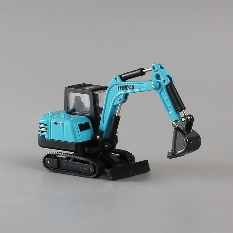 Huina 1:80 Alloy Engineering Car Model Excavator Dumper Dump Truck Loader Bulldozer Tractor Collection Toys for Kids Gifts