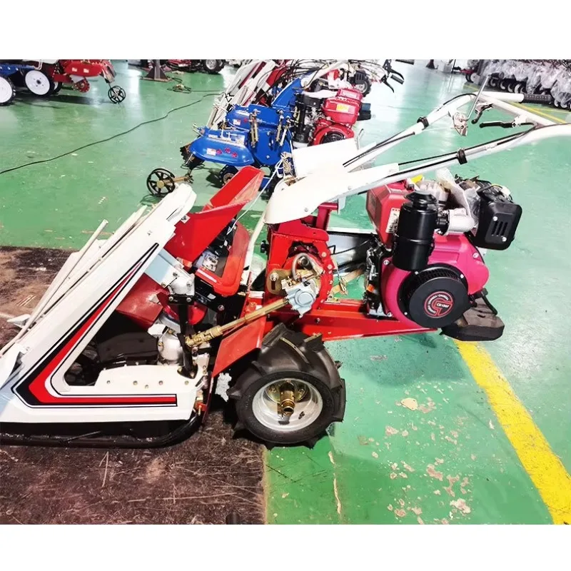 Agriculture Harvest Machinery Hand Operated Paddy Cutting Reaping Machine Wheat Paddy Binding Baling Tie Machine