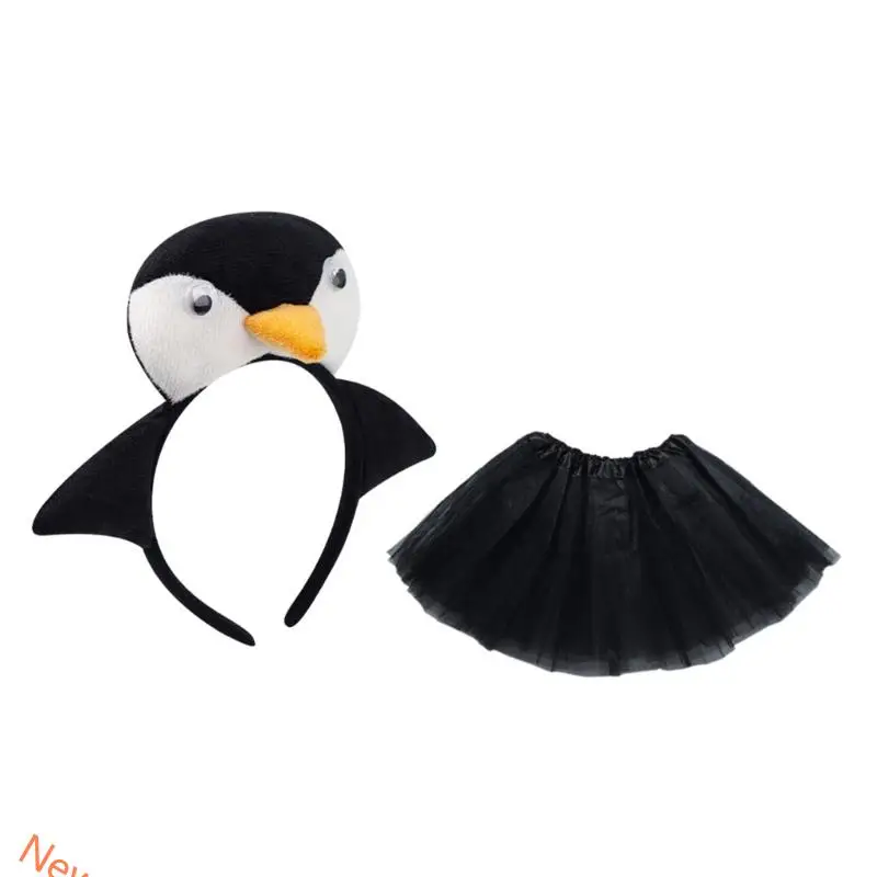 Trajes pinguins Halloween para crianças figurinos animais acessórios cosplay