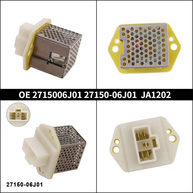 1 шт. Резистор вентилятора отопителя OE 2715006J01 27150-06J01 JA1202 для Nissan D20 D21 Pickup 1986-1997. Аксессуары для автомобиля.