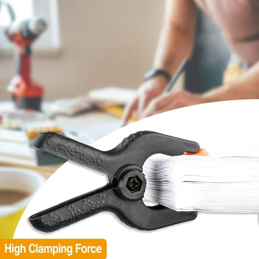 

16 Spring Clips, 2-inch Nylon Super Strong Spring Clip, Photography Background, Woodworking Clip, Fixed Clamping Set