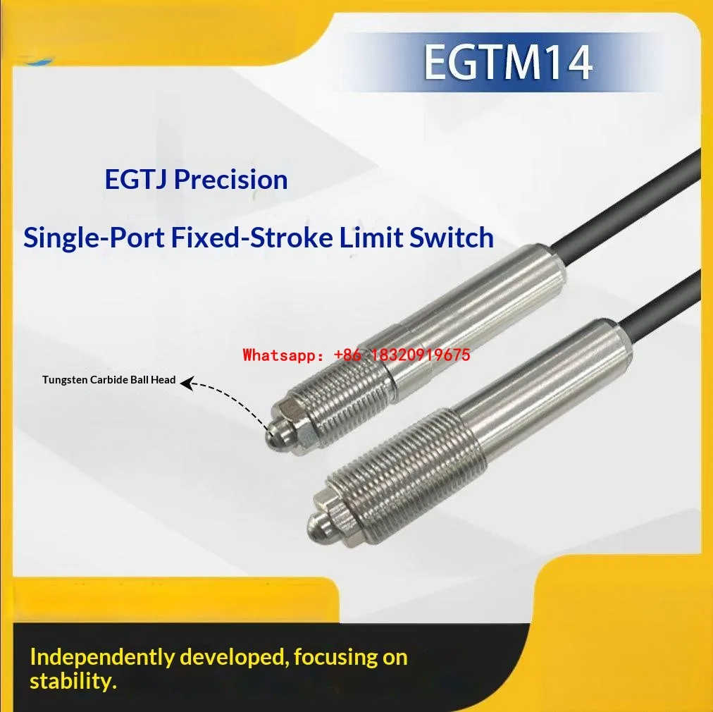 Cyclmotion CNC EGTM Precision Single-Hole Mounting Limit Switch (Simultaneous NO/NC Signal Switching; Alternative to Euchner)
