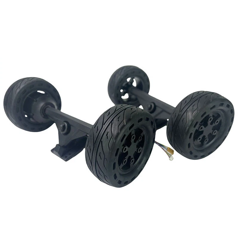 

Electric Scooter With 36V Off-road Motor 140mm Skateboard Wheels Hubless Brushless Motor 750W Power Dual Drive Accessories