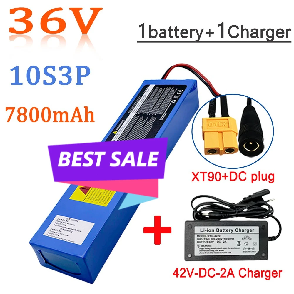 

100% original and new 36V 10S3P 7800mAh 18650 Li-ion Battery Pack Built-in BMS for Kugoo S2 S3 S4 Scooter Accessories