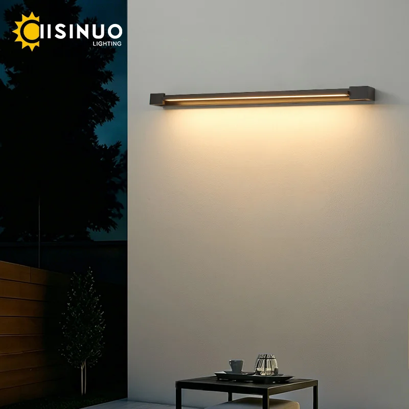 Adjustable Rotatable LED Outdoor Wall Light IP65 Waterproof Modern Minimalist Exterior Sconce for Entryway Doorway Shop Store Fr