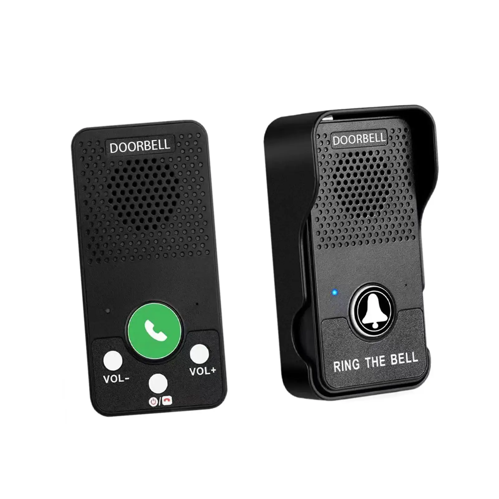 Timbre de 2 vías Timbre electrónico recargable de fácil instalación de largo alcance