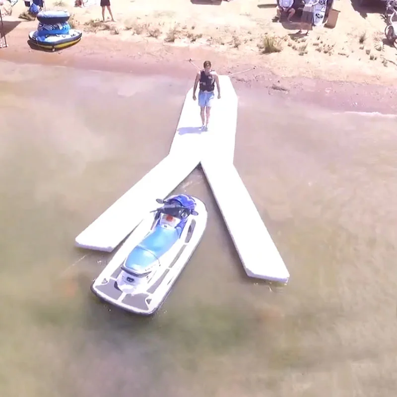 

Новый дизайн, надувная плавающая платформа Y-образной формы, коммерческая надувная док-станция для яхты, плавающая док-станция