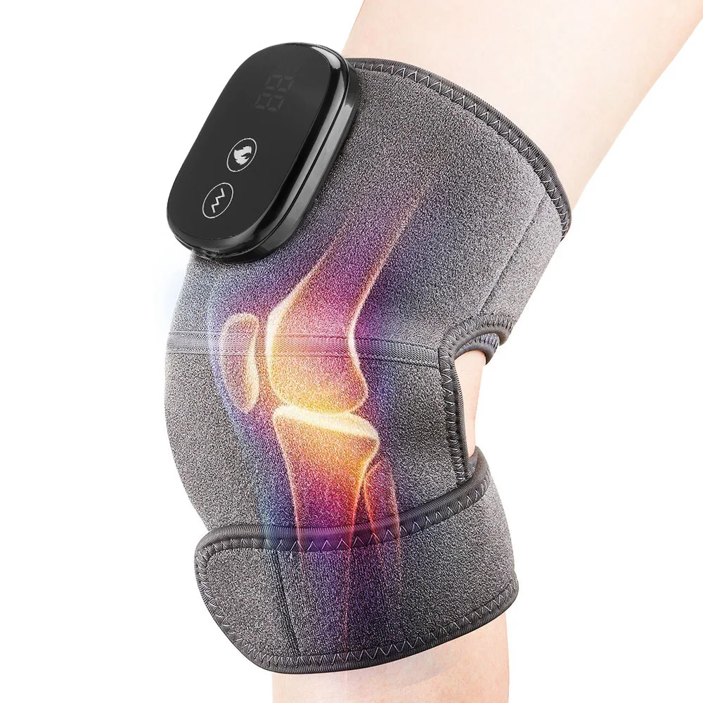 

Heating physiotherapy warm electric knee pads usb rechargeable old cold leg vibration massage instrument for the elderly