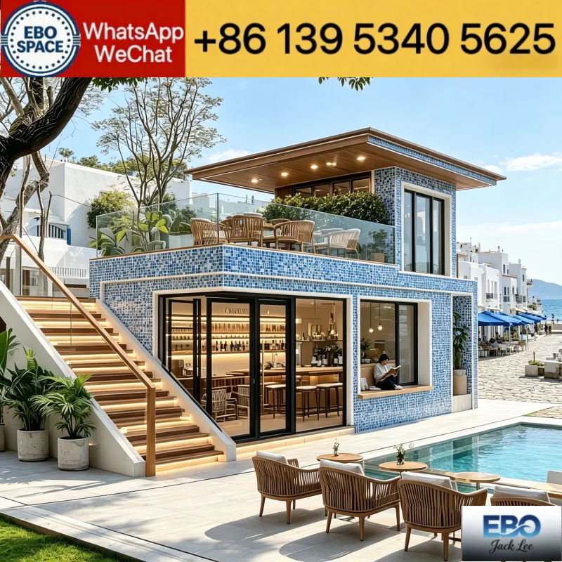 Portable Collapsible Expand Container House Complete Water Electric System Remote Engineering Temporary Staff Living Quarters Mu