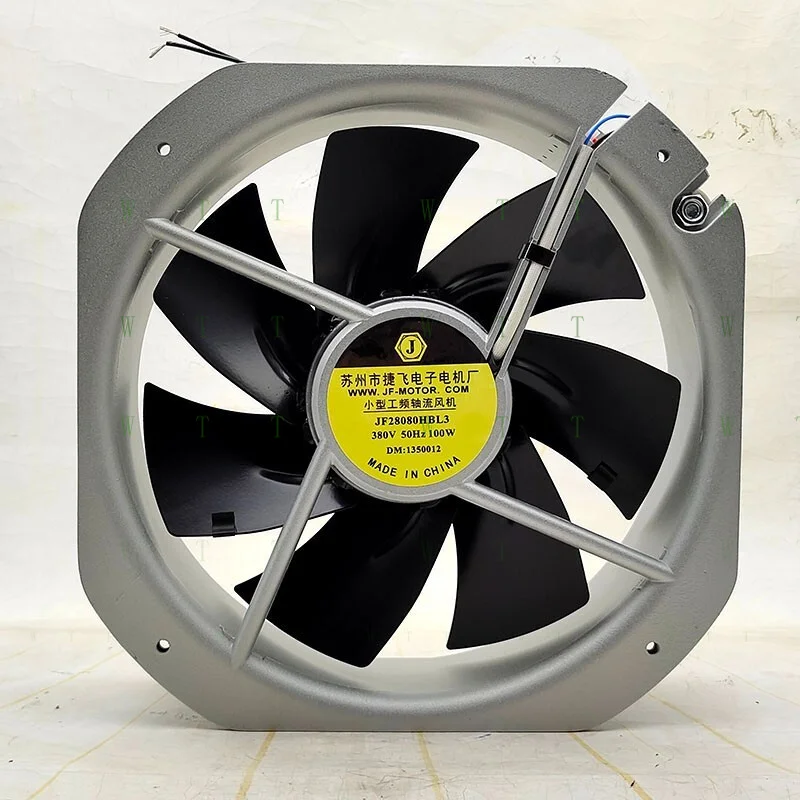 

H 1 pcs for New J Suzhou Jiefei Electronics JF280HBL3 380V 100W 28CM Cooling Fan