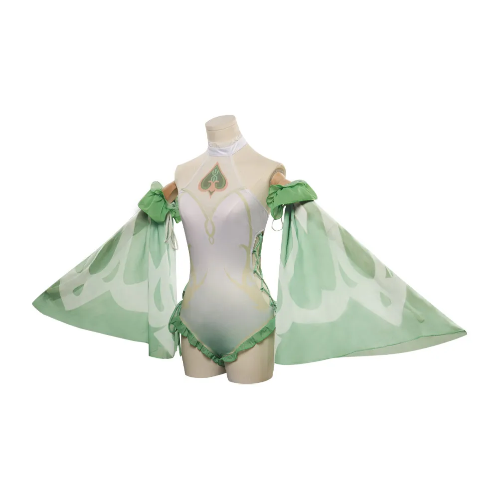 Costume de Cosplay de Jeu Genshin Impact Nahida pour Femme, Maillot de Bain, Combinaison, Vêtements d'Été, Halloween, Carnaval, Déguisement Trempé