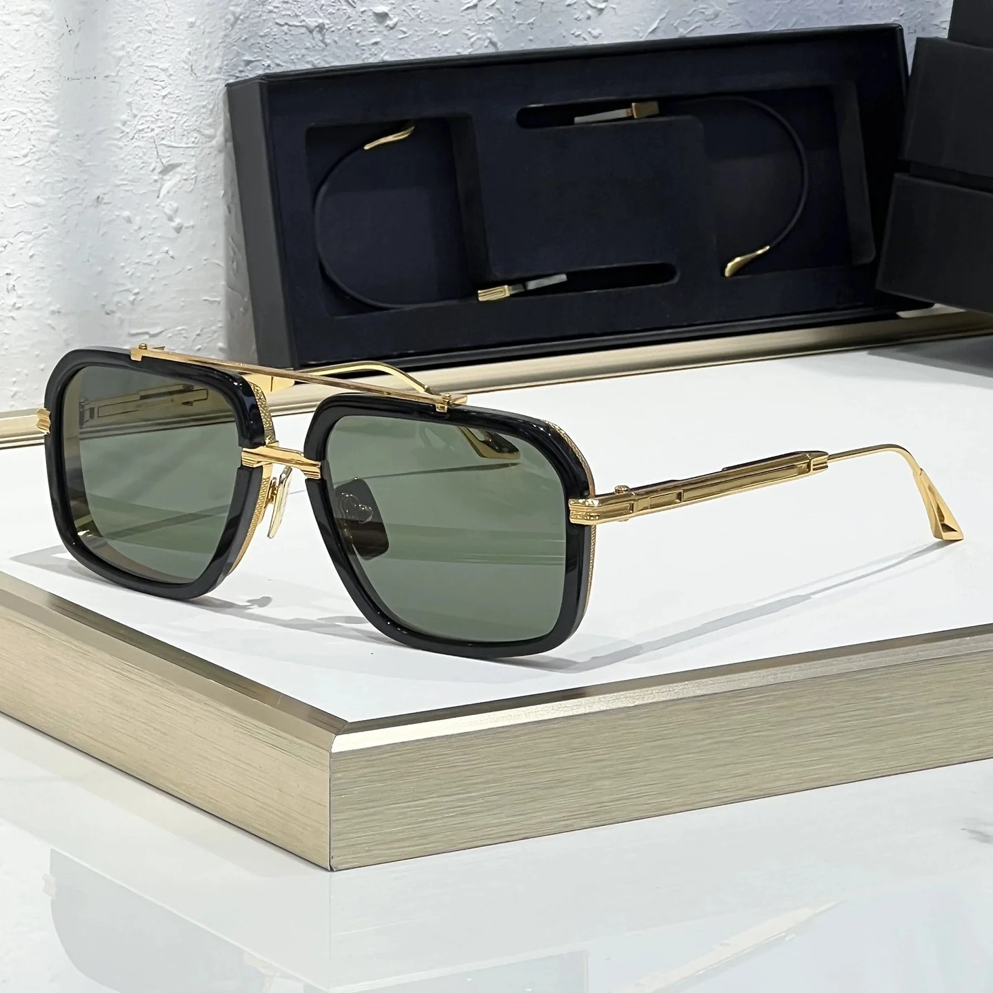 DES013 Changeable Temple Belight Optical Handmade Men Women Cool Fashion Vintage Retro UV400 Protection Prescription Lens