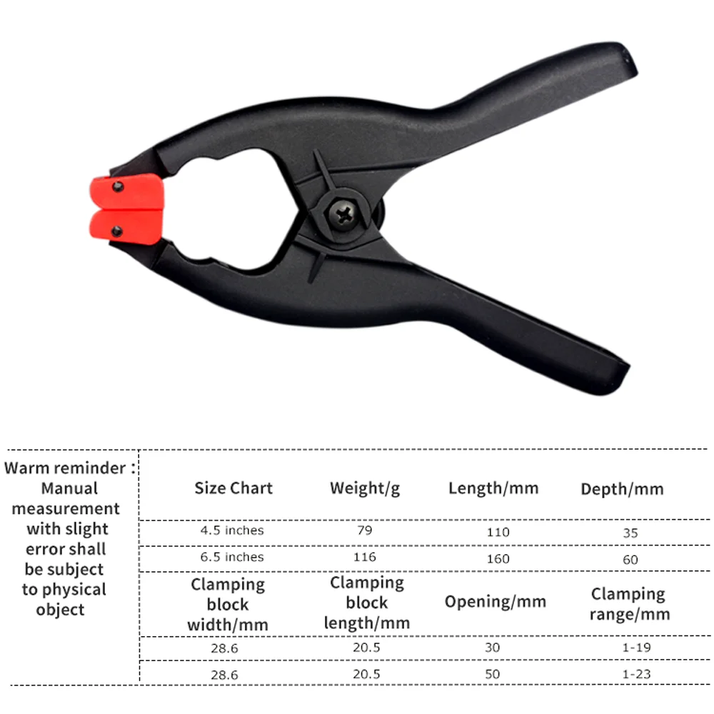 1 قطعة DURATEC البلاستيك الربيع A-المشبك مرنة قابل للتعديل قوة المشبك سريع مطاطا النجارة تركيبات Diy Mmodel أداة