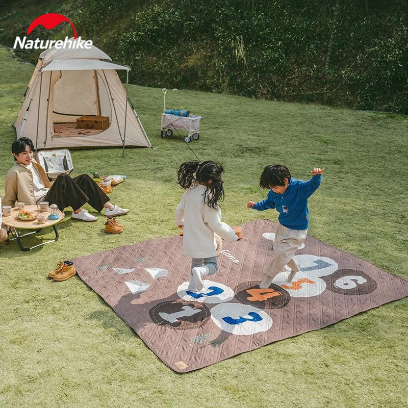 Naturehike Picnic Blanket Party Camping Mat Large Area Ultrasonic Game Garden Interactive Pad Cartoon Moistureproof Portable