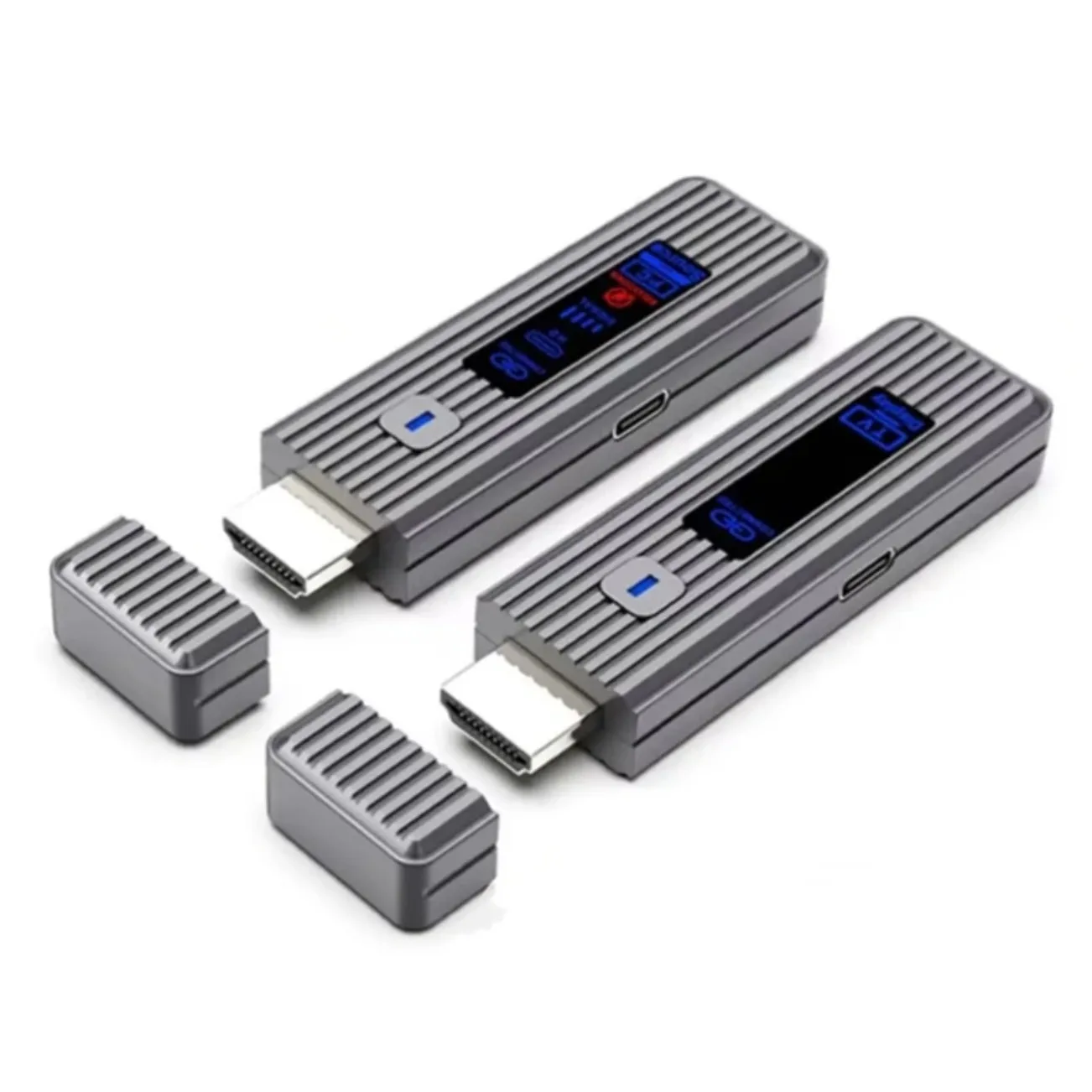 HDMI-Compatible Wireless Video Transmitter and Receiver Extender 50m Video TV Stick Dongle Wireless Adapter For Camera Laptop PC