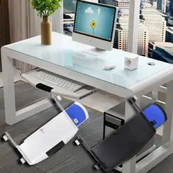 Slide Out Computer Drawer Multipurpose Keyboard Organizers Sliding Keyboard Shelf Keyboard Drawer Under Desk for Office Home