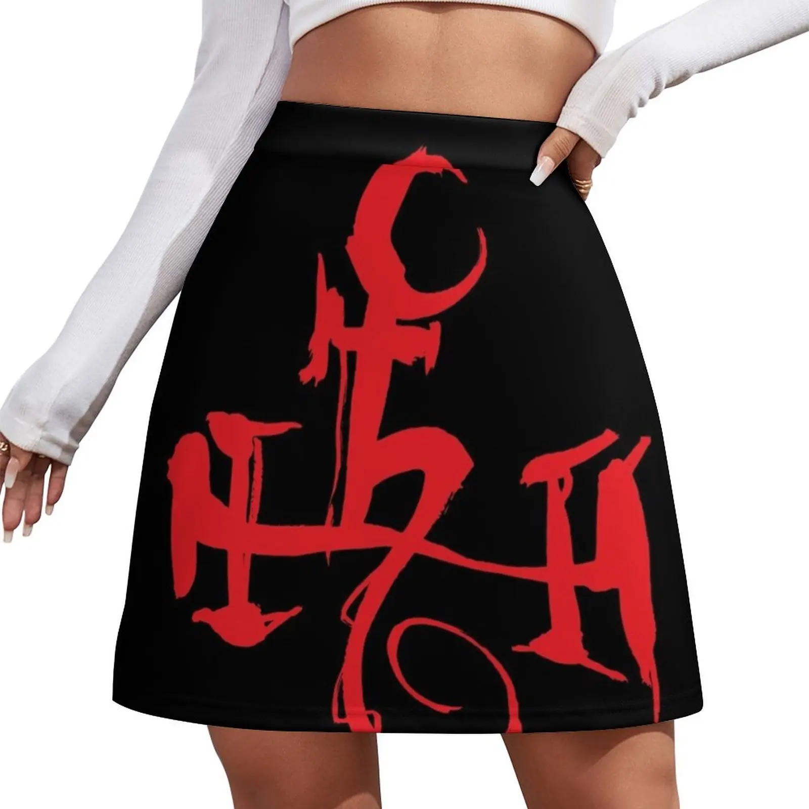 

Lilith sigil calligraphy 2 Mini Skirt Kawaii Short women′s skirts clothes for woman women's clothing korea stylish