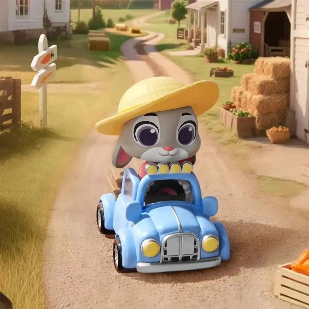 Zootopia جودي نيك أنيمي الشكل صندوق أعمى Miniso ديزني خربش رحلة ممتعة Kawaii دمية سطح المكتب ديكور لعبة هدية الكريسماس عشوائي 1 قطعة #4