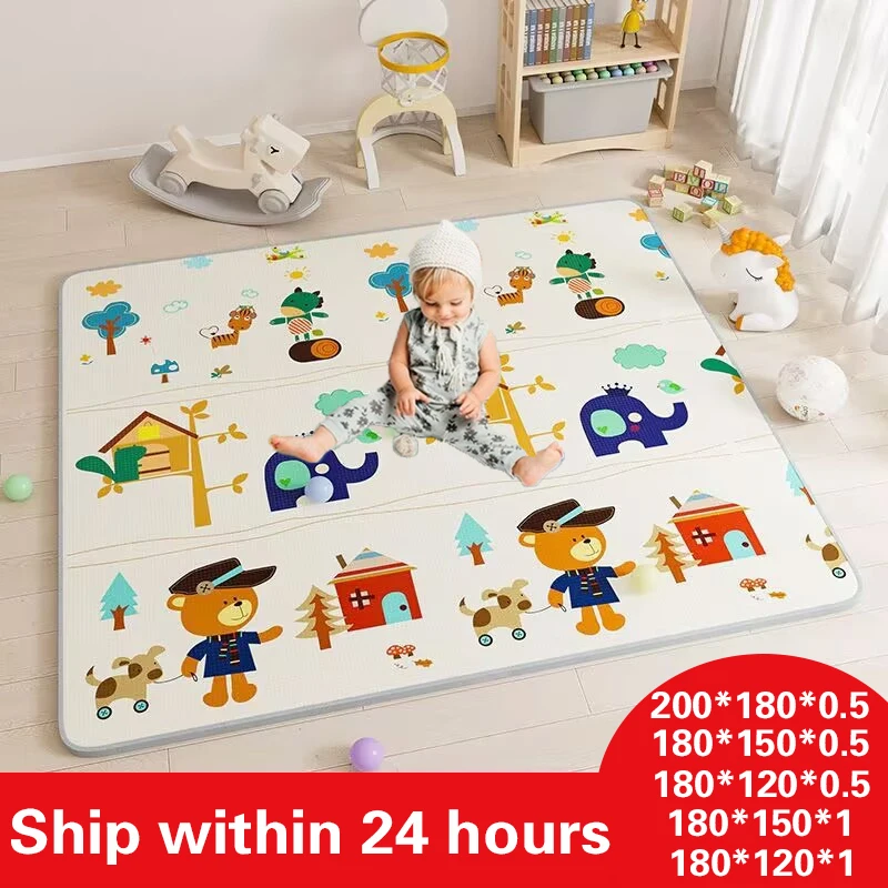 180*150*1cm EPE Environmentally Friendly Thick Baby Crawling Play Mats Mat Carpet Large Size Play Mat for Children\'s Safety Mat