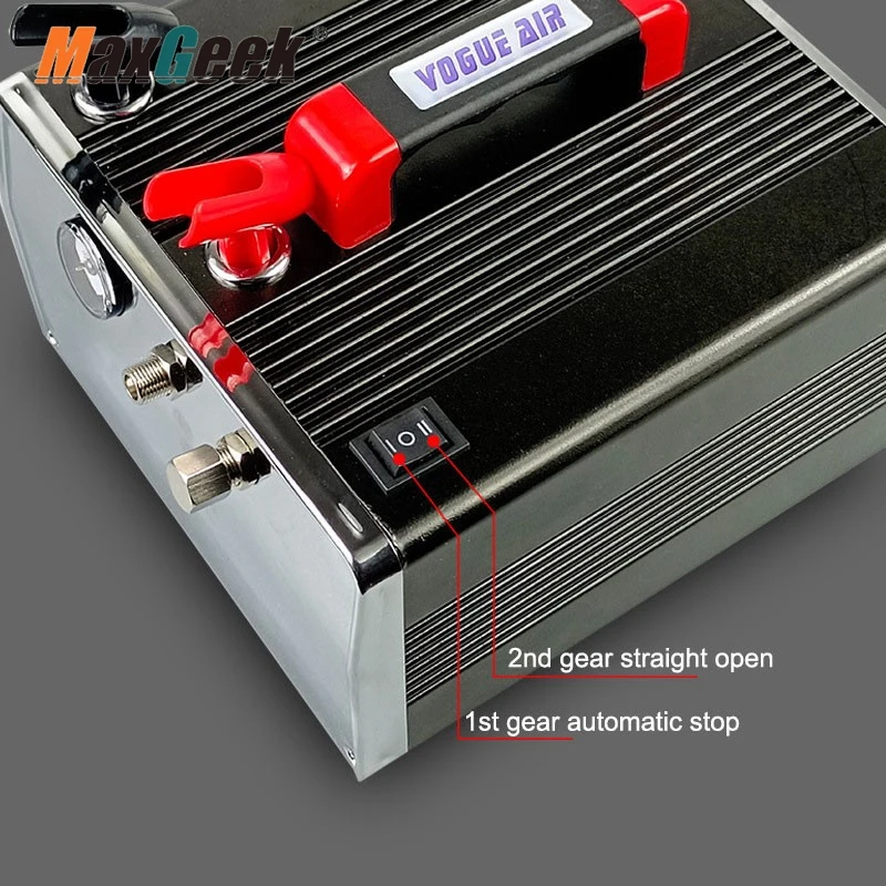 Imagem -05 - Maxgeek-pulverizador de Pintura Portátil Hs316 2-nível de Ajuste de Pressão do ar Spray Pump Paint Parar Automático e Iniciar sem Airbrush