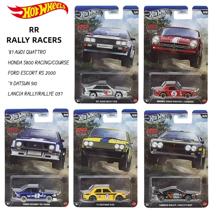 

Коллекционная модель автомобиля Hot Wheels Silver Series Rally Racers Lancia Rally 037 из литого металла GDG44, коллекционная игрушка для детей и коллекционеров автомобилей