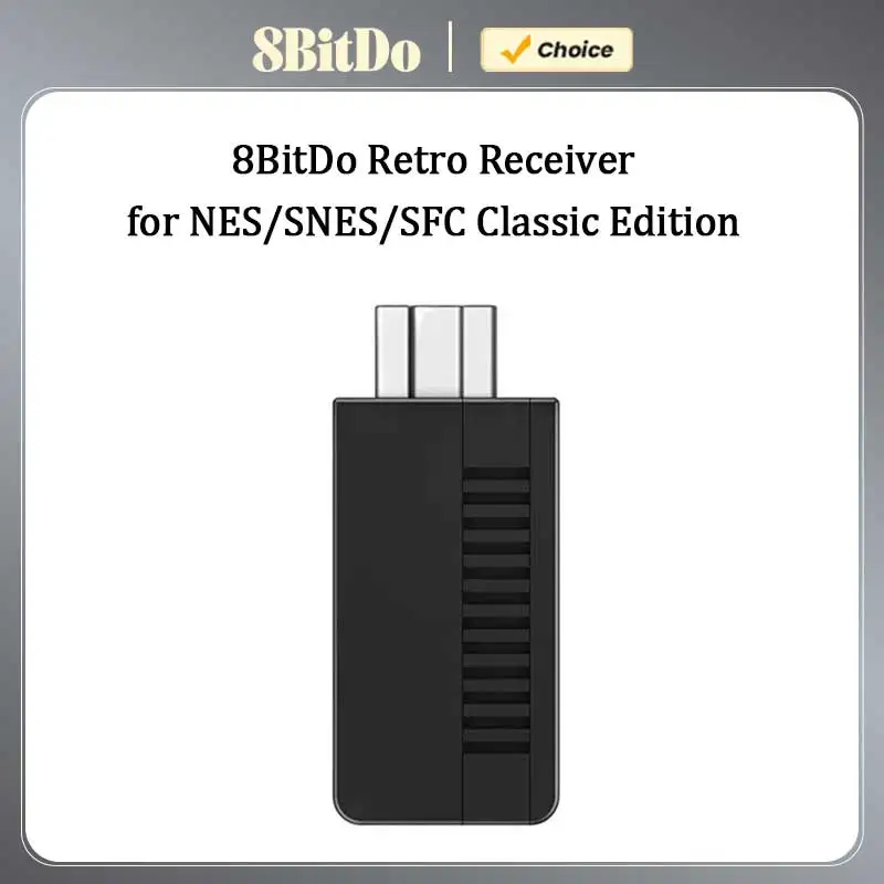 8BitDo Retro Mini NES Classic Edition Bluetooth Adapter Receiver Game Accessories for Mini NES SNES SFC Classic Edition