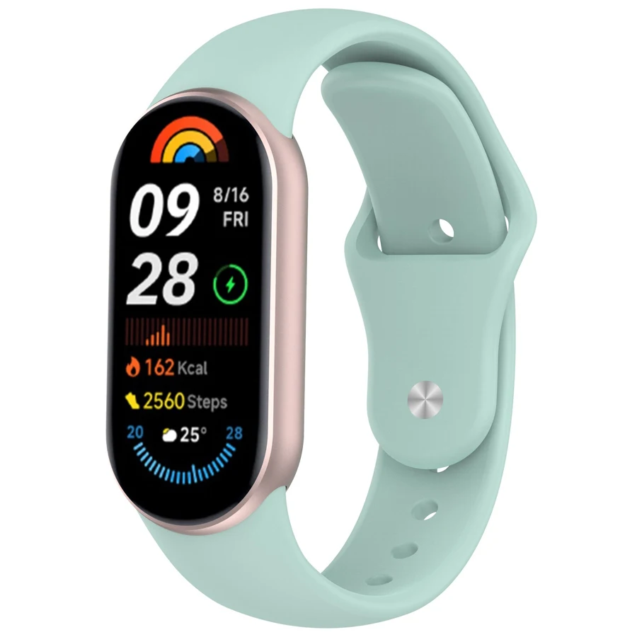 Silikonarmband für Xiaomi Mi Band 11/10/9/8 Sport Ersatzarmband für Xiaomi Mi Band 8 9 10 Smartwatch-Zubehör – Detail 10
