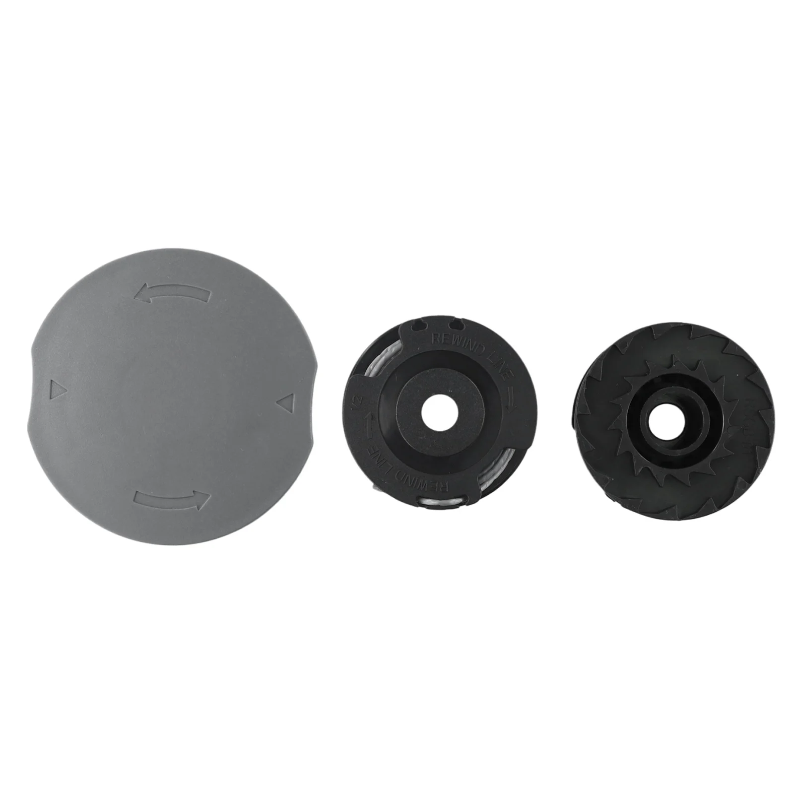 2*Strimmer Line+1*Spool Cover For BOSCH Grass Trimmer Line F016800569,F016800385 + Spool Cover Set F016F05320 4m Reel