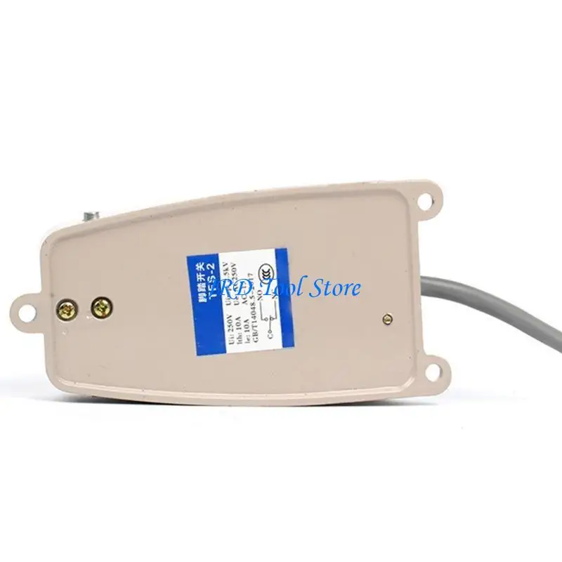A2UD Foot Switches Momentary Pedal Electrical Controller Heavy Duty Antiskid Surfaces Aluminum for Technicians Industrial Use