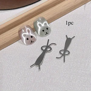 

Double Headed Nails Magnet French Shape Strong 3D Cat Eye Magnet Nail Art Gel Polish Magnetic Manicure Accessories fr948-LJX