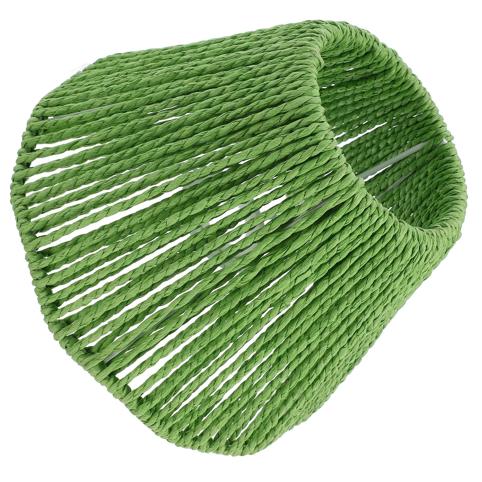 

Прочный легкий абажур из бумажной веревки, элегантный ретро-плафон для люстры, декоративный подвесной светильник