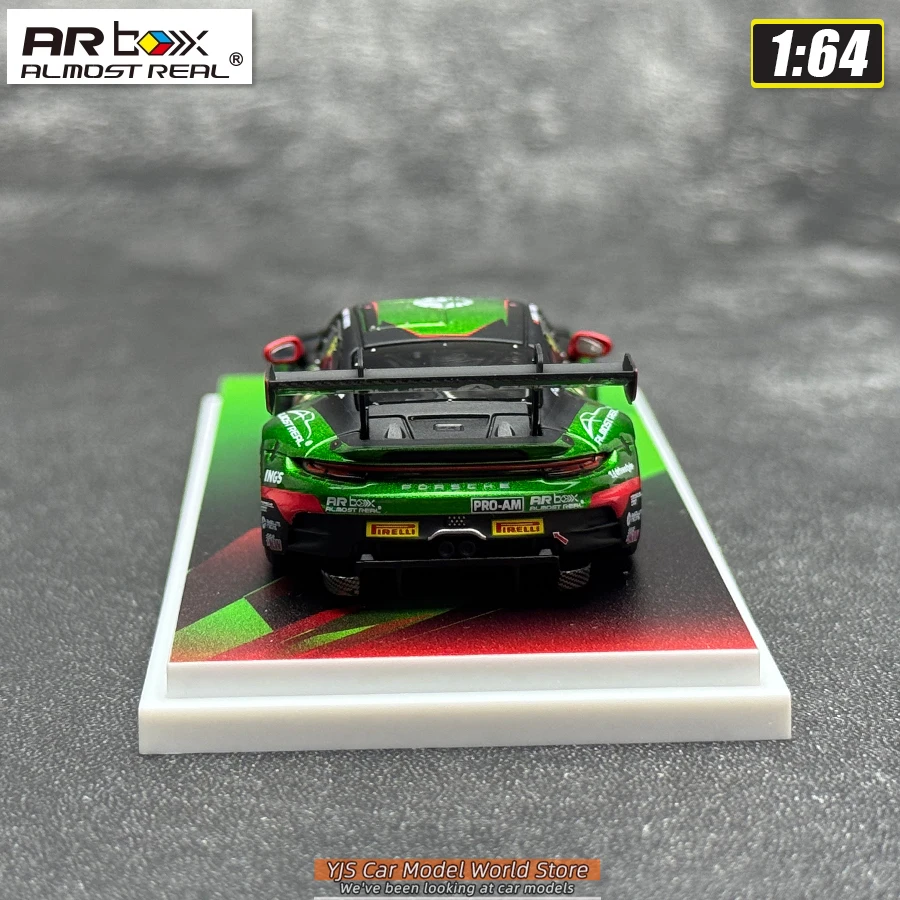 AR BOX Diecast Modell 1/64 Porsche 911 GT3 R 2026 GT Automodell Sammlerstück – Detail 8