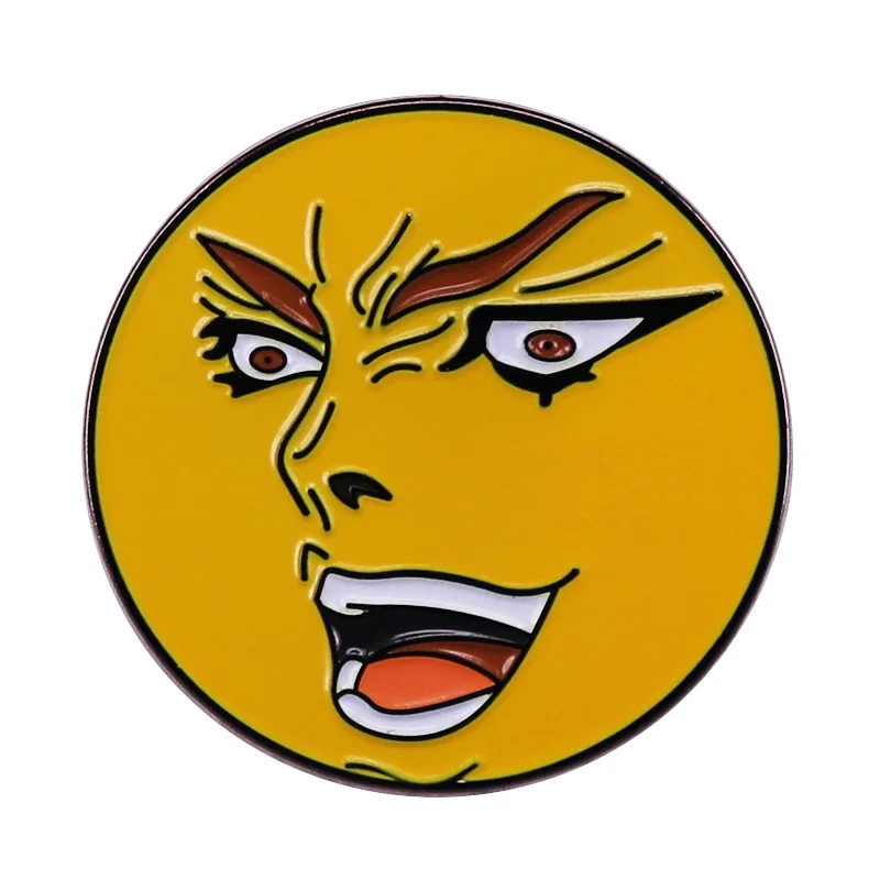 Kono Dio Da Meme Brooch JoJo's Bizarre Adventure Dio Brando Badge Japanese Manga pin